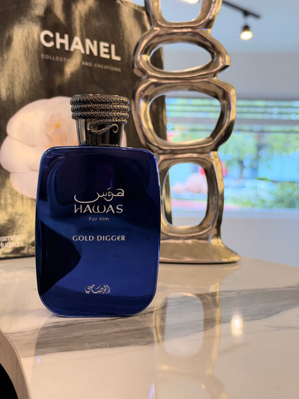 💰🔥 Hawas Gold Digger Eau de Parfum – Rasasi