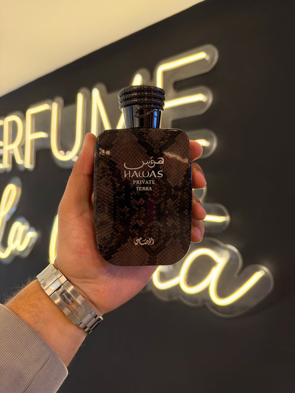 🌍🖤 Hawas Private Terra Extrait de Parfum – Rasasi